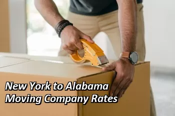 New York to Alabama Moving Company Rates