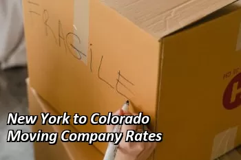 New York to Colorado Moving Company Rates