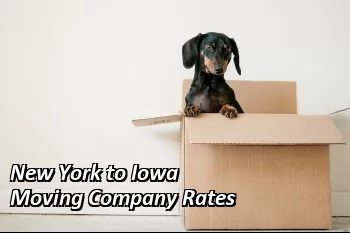 New York to Iowa Moving Company Rates
