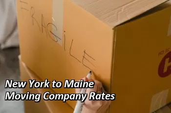 New York to Maine Moving Company Rates