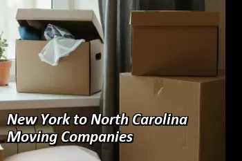 New York to North Carolina Moving Companies
