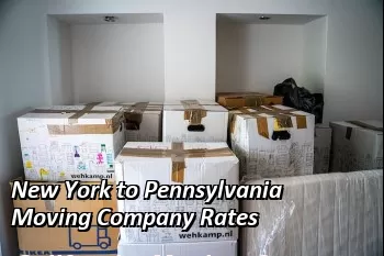 New York to Pennsylvania Moving Company Rates