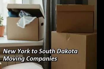 New York to South Dakota Moving Companies