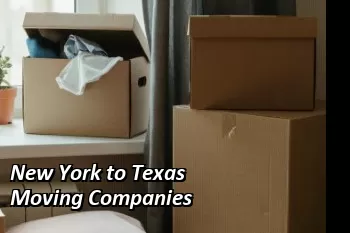 New York to Texas Moving Companies