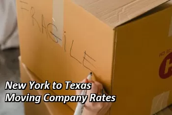 New York to Texas Moving Company Rates