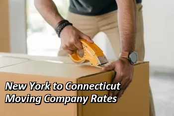 New York to Connecticut Moving Company Rates