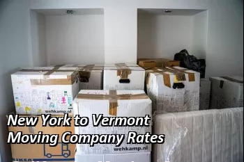 New York to Vermont Moving Company Rates
